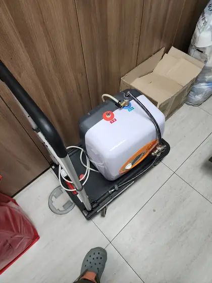 사무실 온수기 설치 — 옮겨 온 기존 온수기